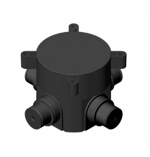 Коробка установочная 70х66,5 (внутр. разм) для монолитных стен, 4 ввода,  высота 72 мм, IP 44  КУ1301  HEGEL