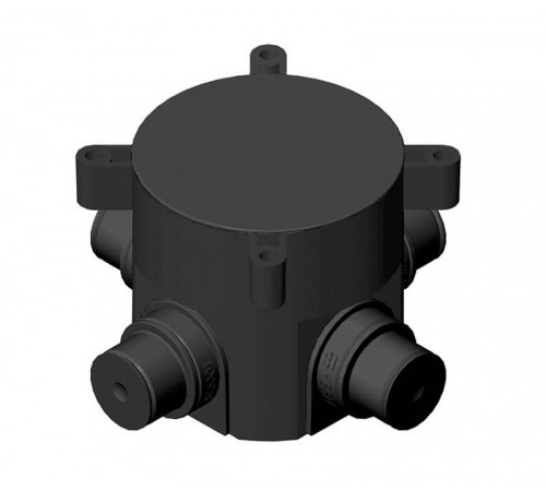 Коробка установочная 70х66,5 (внутр. разм) для монолитных стен, 4 ввода,  высота 72 мм, IP 44  КУ1301  HEGEL