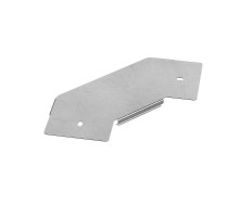 Крышка угла горизонтального 90 градусов Профи INOX (AISI 304) 100 (1,0 мм)  PR16.16909  Промрукав