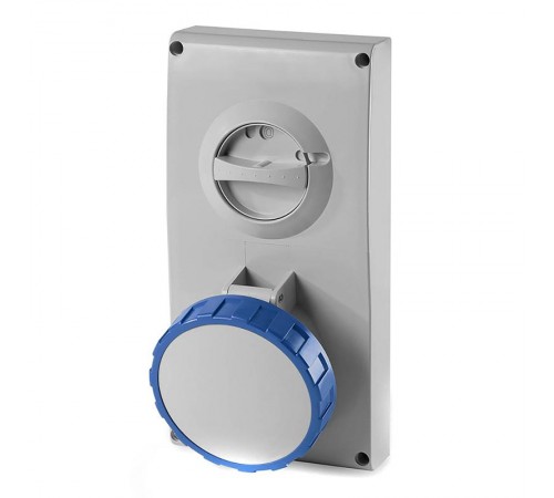 Розетка с механической блокировкой и верхним размещением разъема. 63А, 2P+E  DIS4056383  DKC