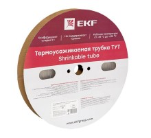 Термоусаживаемая трубка ТУТ 4/2 прозрачная рулон PROxima  tut-4-tr  EKF