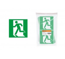 Знак "Выход здесь" (левосторонний) 150х150мм   SQ0817-0042  TDM