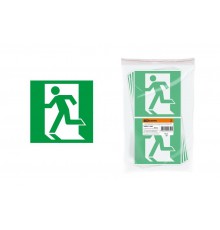 Знак "Выход здесь" (левосторонний) 150х150мм   SQ0817-0042  TDM