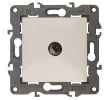 14-3102-02 Розетка TV проходная, IP20, Эра Elegance, сл.кость  Б0034297  ЭРА