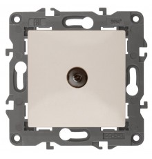 14-3102-02 Розетка TV проходная, IP20, Эра Elegance, сл.кость  Б0034297  ЭРА