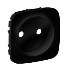 Valena ALLURE Антрацит Накладка розетки б/з  754978  Legrand