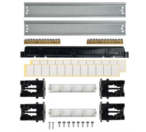 Корпус пластиковый встраиваемый на 24 модуля ЩРВ-П-24 IP41 черная прозрачная дверь TEKFOR  TF5-KP12-V-24-41-K01-K03 TEKFOR  IEK