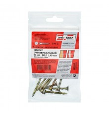 Саморез ШУж 5,0х40 пот. гол. (10 шт) - пакет ( 0,035 кг)  102510  Tech-KREP