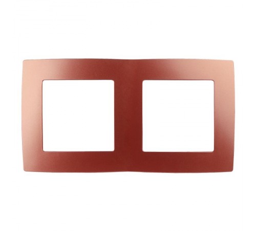 Рамка на 2 поста 12-5002-24  ,  охра  Б0019398  ЭРА