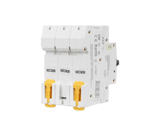 Выключатель автоматический трехполюсный M06N 3P C 6А 6кА ARMAT  AR-M06N-3-C006  IEK