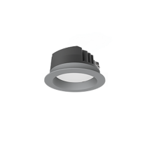 Cветильник светодиодный даунлайт DL-PRO круг. 144*71мм 20W 4000K IP65 d монт.отв.= 125-135мм серый RAL7045 муар  V1-R0-H0556-10000-6502040  VARTON