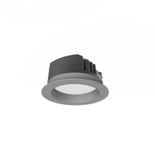 Cветильник светодиодный даунлайт DL-PRO круг. 144*71мм 20W 3000K IP65 d монт.отв.= 125-135мм серый RAL7045 муар  V1-R0-H0556-10000-6502030  VARTON