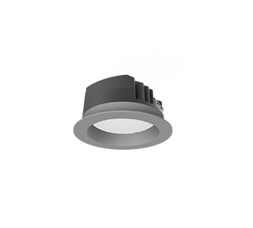 Cветильник светодиодный даунлайт DL-PRO круг. 144*71мм 20W 4000K IP65 d монт.отв.= 125-135мм серый RAL7045 муар  V1-R0-H0556-10000-6502040  VARTON