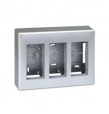 Simon CIMA 500 Бокс на 3 модуля 500CIMA, наружный монтаж, 167х59х223мм, алюминий  51000003-033  Simon