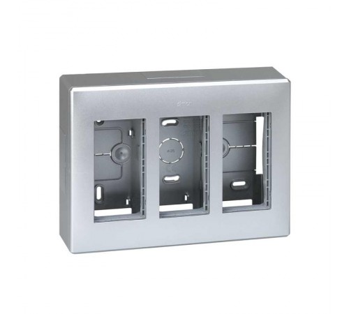 Simon CIMA 500 Бокс на 3 модуля 500CIMA, наружный монтаж, 167х59х223мм, алюминий  51000003-033  Simon