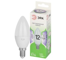 Лампа светодиодная  GREEN LINE LED B35-12W-865-E14 GL E14 12 Вт свеча холодный свет  Б0067092  ЭРА