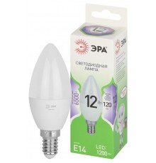 Лампа светодиодная  GREEN LINE LED B35-12W-865-E14 GL E14 12 Вт свеча холодный свет  Б0067092  ЭРА