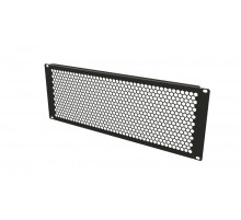 BPD-4-RAL9005 Фальш-панель перфорированная на 4U, цвет черный (RAL 9005)  483500  Hyperline