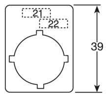 Шильдик  SK615550-75  ABB