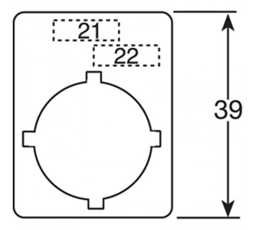 Шильдик серебряный *OFF-ON* (2-х позиционные переключатели)  SK615552-53  ABB