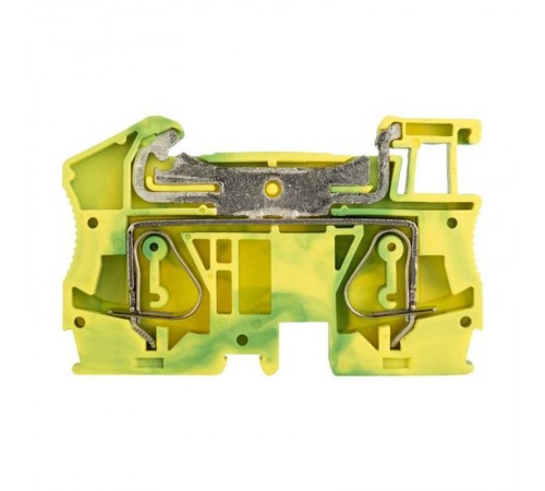 Колодка клеммная самозажимная JXB-ST-6 земля EKF PROxima  plc-jxb-st-6-pen  EKF