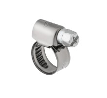 Хомут червячный 8-12/9-0,6мм, нержавеющая сталь W2, (50 шт/уп)  07-0708  REXANT