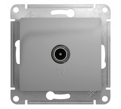 Glossa Алюминий Розетка TV, механизм  GSL000393  SE