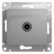 Glossa Алюминий Розетка TV, механизм  GSL000393  SE