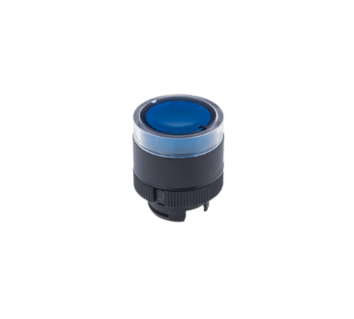 Головка кнопки прозрачная, синий, пласт. MTB2-EW36  43224  ОВЕН