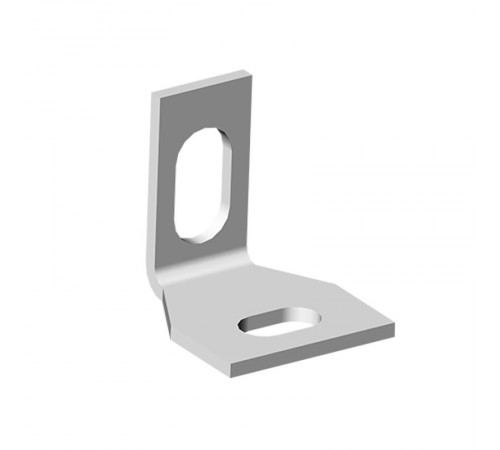 Уголок для крепления хомутов, толщ. 4,0 мм, гор. цинк, 368128  УХ-4,0-ГЦ   Ostec