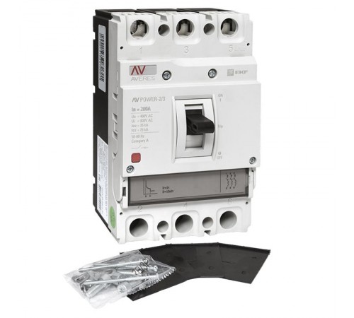 Выключатель автоматический AV POWER-2/3 200А 35kA TR  mccb-23-200-TR-av  EKF