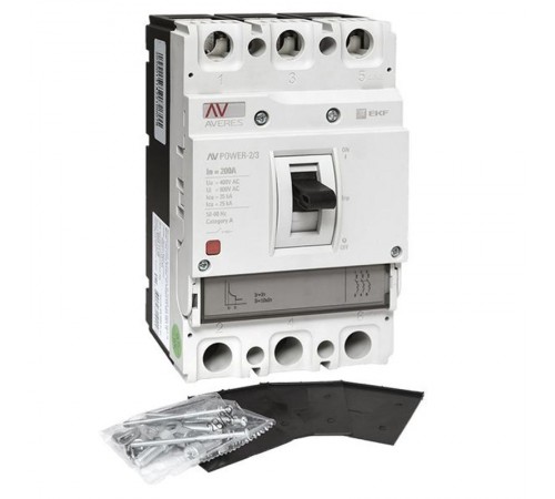 Выключатель автоматический AV POWER-2/3 200А 35kA TR  mccb-23-200-TR-av  EKF