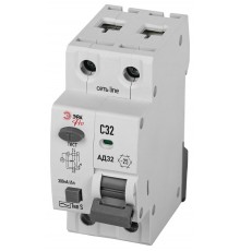 АВДТ 4,5кА  PRO D32E2C32S300 АД-32 электронное 1P+N C32 300мА тип S   Б0057549  ЭРА