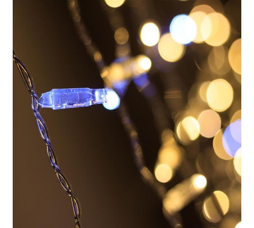 Светодиодная гирлянда ARD-CURTAIN-CLASSIC-2000x3000-CLEAR-760LED-BLINK Warm-White (230V, 60W)  024869  Arlight