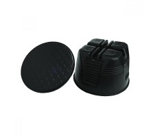 Держатель проводника круглого 8-10 мм для плоской мембранной кровли, пластик с бетоном91053-1Ezetek