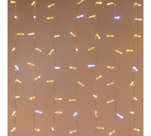 Светодиодная гирлянда ARD-CURTAIN-CLASSIC-2000x3000-CLEAR-760LED-BLINK Warm-White (230V, 60W)  024869  Arlight