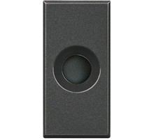 Axolute Заглушка с выходным отверстием 9 мм, цвет антрацит  HS4953  Legrand