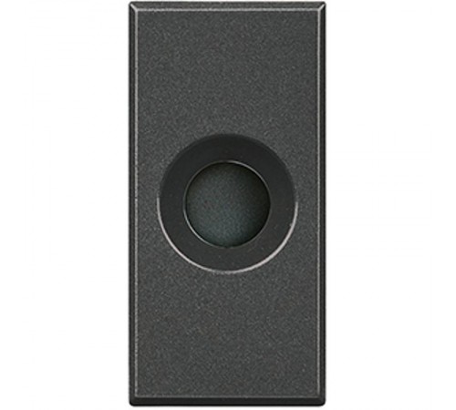 Axolute Заглушка с выходным отверстием 9 мм, цвет антрацит  HS4953  Legrand