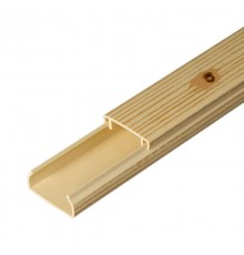 Кабель-канал сосна 2-й замок 20х10 (180м/уп)  PR.025436  Промрукав