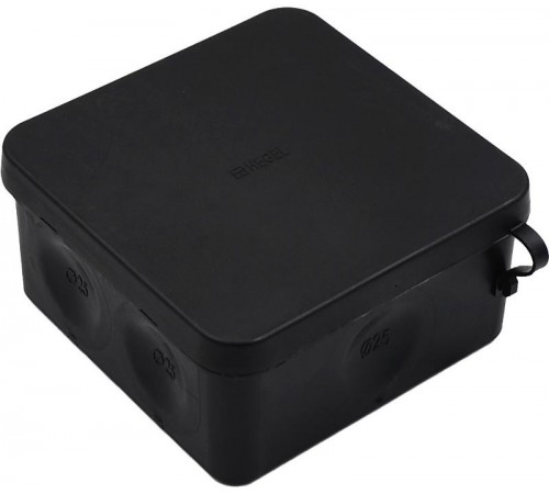 КР2404-08-И Коробка разветвительная (черный)  КР2404-08-И  HEGEL