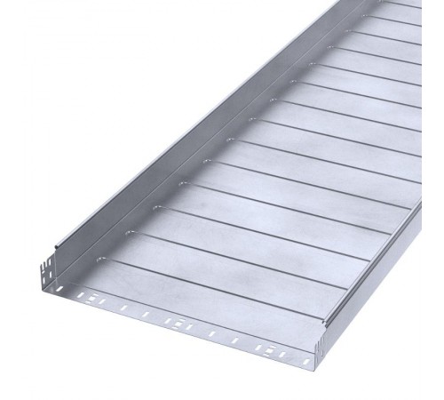 Лоток неперфорированный Профи INOX (AISI 316) 600х80x6000 (1,0 мм) (12 м/уп)  PR16.13699  Промрукав