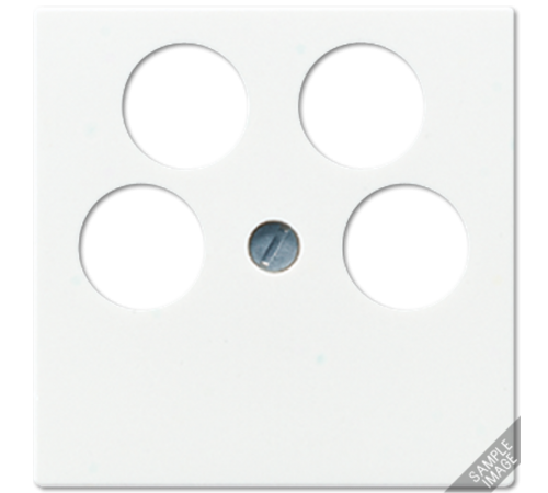 Крышка для SAT-TV-розетки с 4-мя гнездами; мокка A561-4SAT2MO Jung