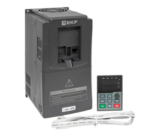 Преобразователь частоты 7,5/11кВт 3х400В VECTOR-100 EKF PROxima  VT100-7R5-3B  EKF