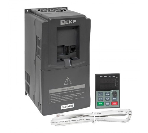 Преобразователь частоты 7,5/11кВт 3х400В VECTOR-100 EKF PROxima  VT100-7R5-3B  EKF