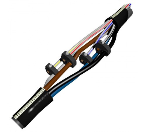 Муфта ответвительная 4 ПОТ-1 (50-95/4-35) с зажимами  zeta23011  ЗЭТАРУС