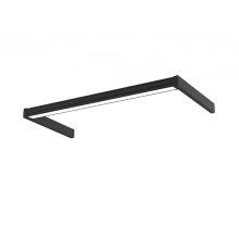 Светильник светодиодный ДПО VARTON Integral 25Вт CRI90 4000K 1535х605х70мм IP40 RAL9005 черный муар опал  V1-E0-90373-60OP0-4002540  VARTON