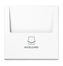 Накладка-картодержатель для балансирных механизмов 531U, 532U, 533U, 534U; термопласт; белый; LS990  LS590CARDWW  Jung