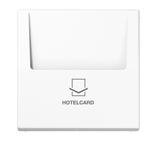 Накладка-картодержатель для балансирных механизмов 531U, 532U, 533U, 534U; термопласт; белый; LS990  LS590CARDWW  Jung