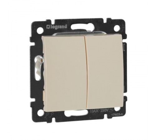 Valena Сл. кость Выключатель 2-клавишный  774305  Legrand