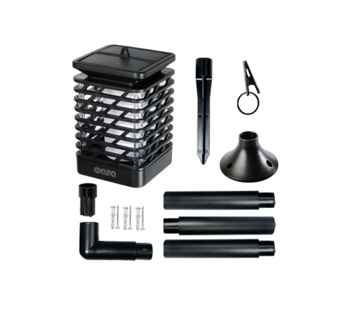 Светильник садовый на солнечной батарее SLR-S10 сетка, эффект факела,  .5036598  ФАZА